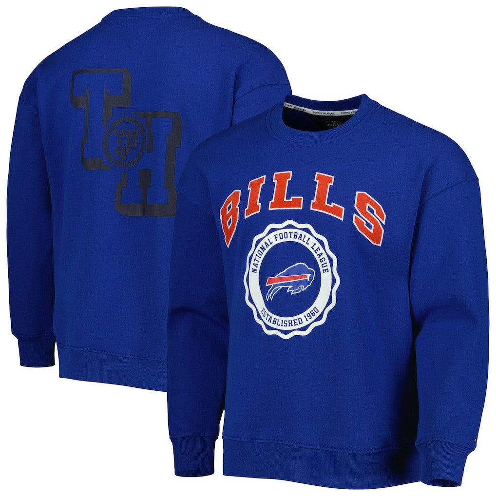 Buffalo Bills Tommy Hilfiger Ronald Crew Sweatshirt - Royal outlet