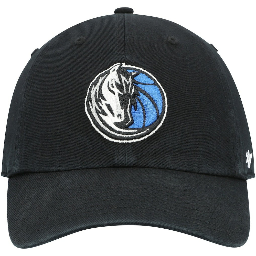 Dallas Mavericks '47 Core Logo Clean Up Adjustable Hat sale - Black | 47 brand outlet