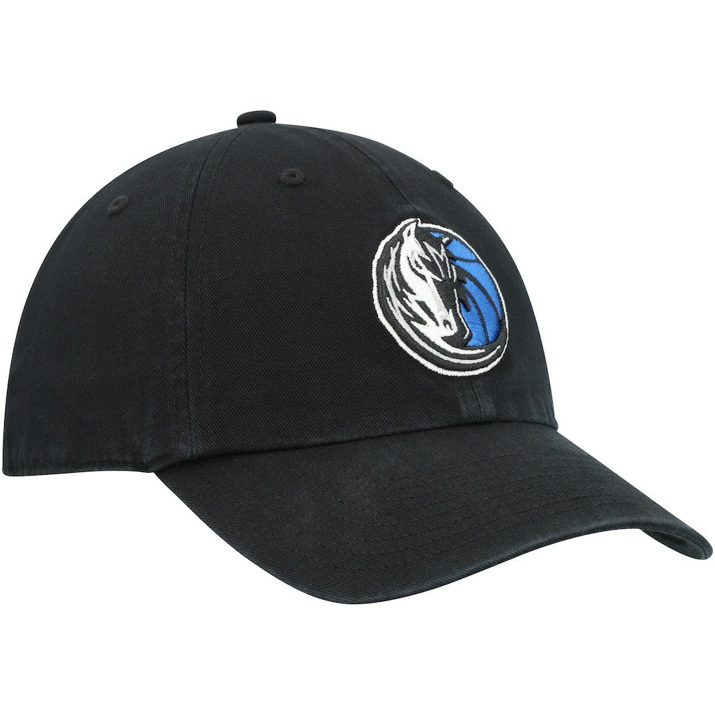 Dallas Mavericks '47 Core Logo Clean Up Adjustable Hat sale - Black | 47 brand outlet