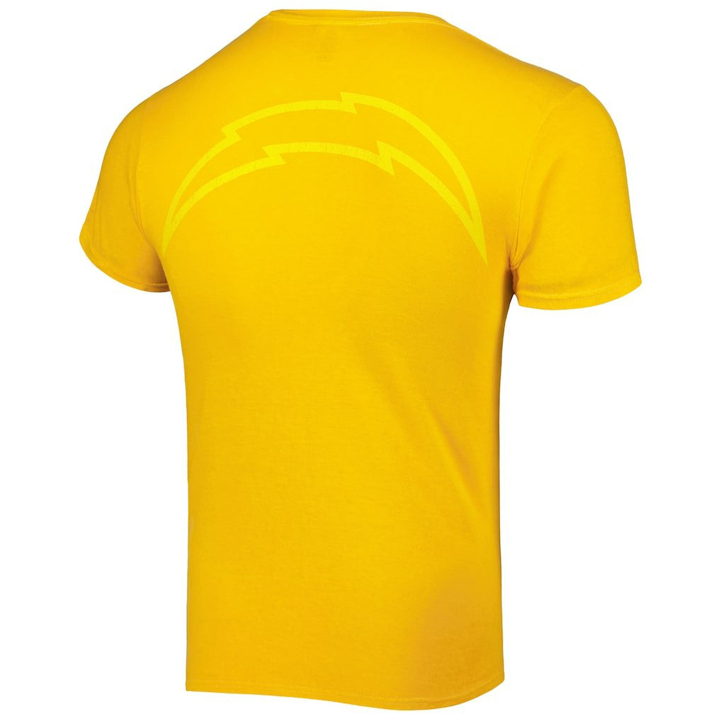 Los Angeles Chargers '47 Fast Track Tonal Highlight T-Shirt - Gold discount