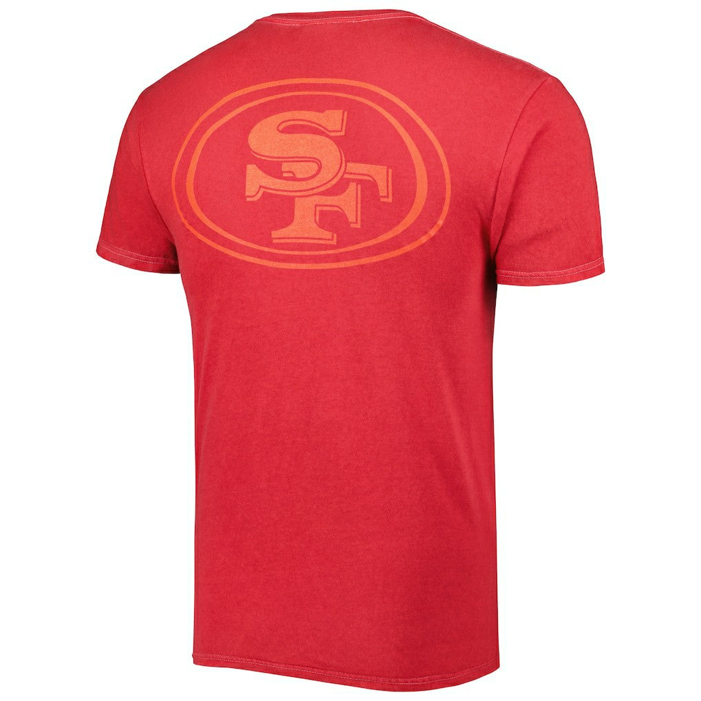 San Francisco 49ers '47 Fast Track Tonal Highlight T-Shirt - Scarlet for sale