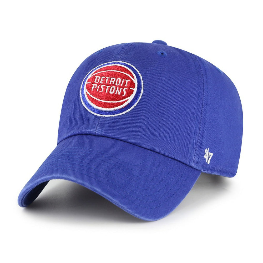 Detroit Pistons '47 Core Logo Clean Up Adjustable Hat sale - Royal | 47 brand online