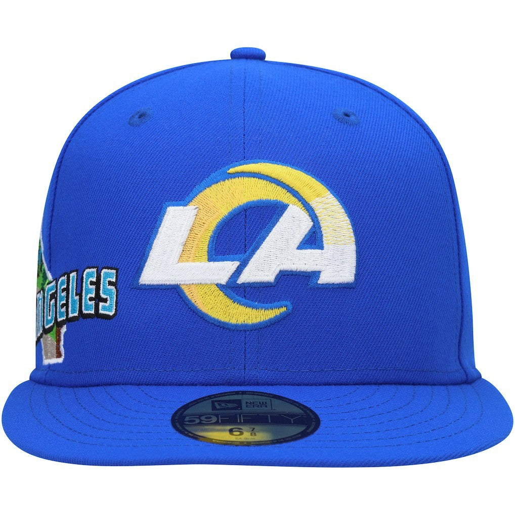 Los Angeles Rams New Era Stateview 59FIFTY Fitted Hat - Royal online