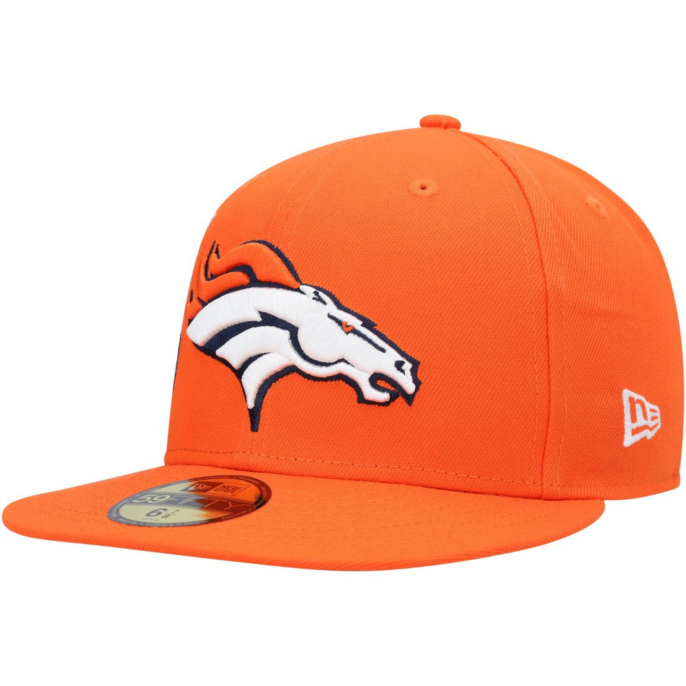 Denver Broncos New Era Stateview 59FIFTY Fitted Hat - Orange for sale