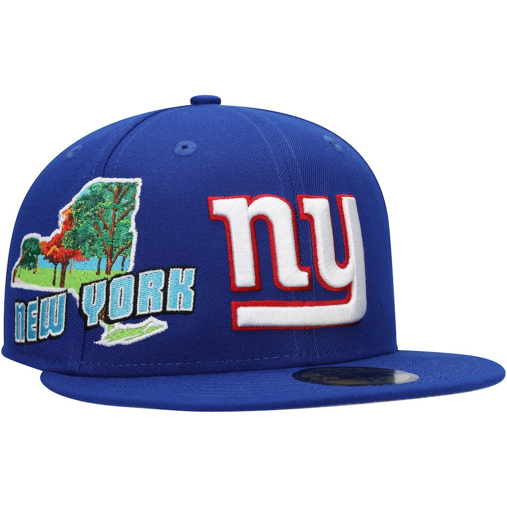 New York Giants New Era Stateview 59FIFTY Fitted Hat - Royal sale