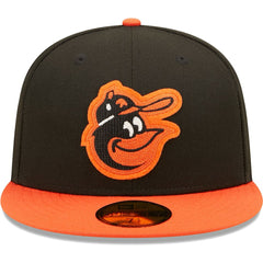 Baltimore Orioles 1983 World Series Champions  Letterman 59FIFTY Fitted Hat - Black/Orange | New Era