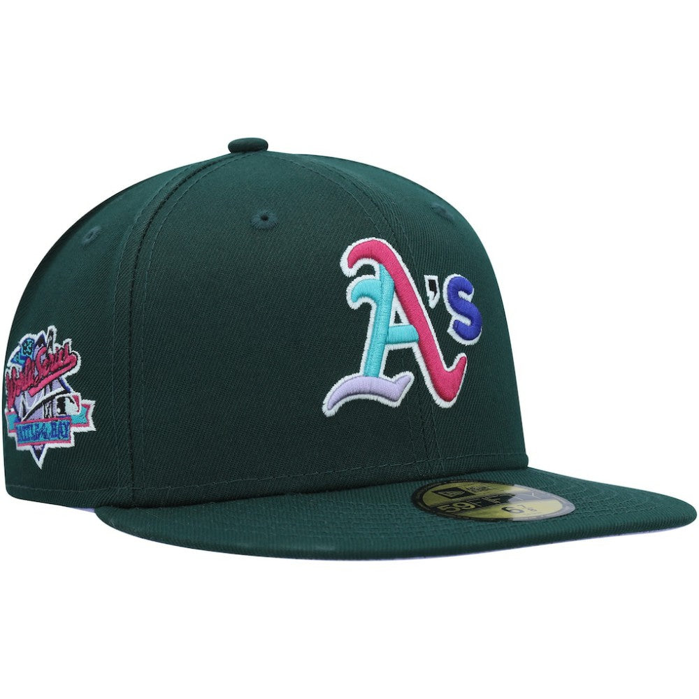 Athletics 1989 World Series Polar Lights 59FIFTY Fitted Hat - Green | New Era