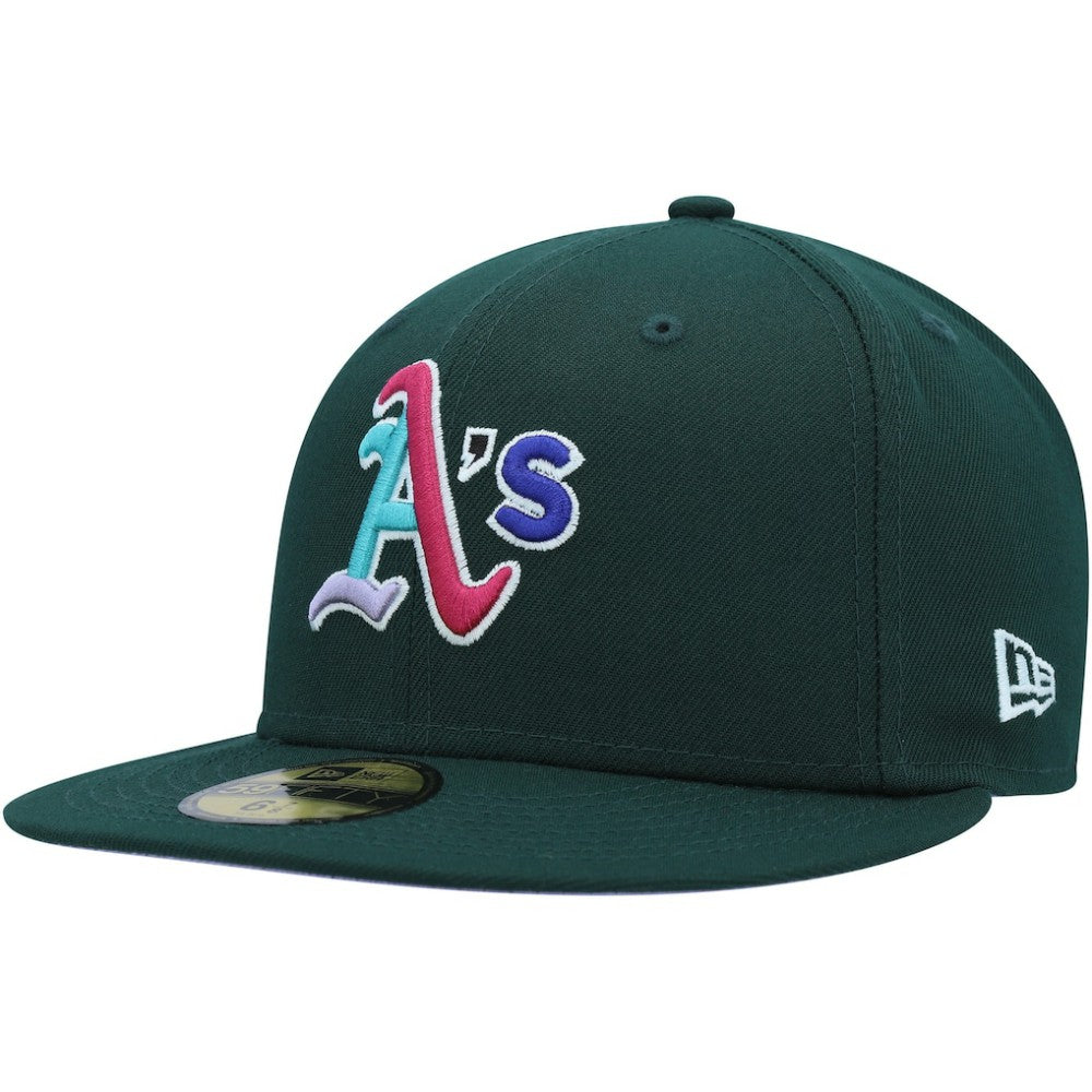 Athletics 1989 World Series Polar Lights 59FIFTY Fitted Hat - Green | New Era