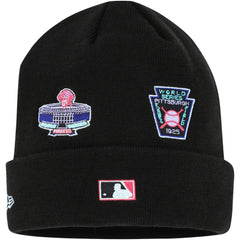 Pittsburgh Pirates Polar Lights Cuffed Knit Hat - Black | New Era