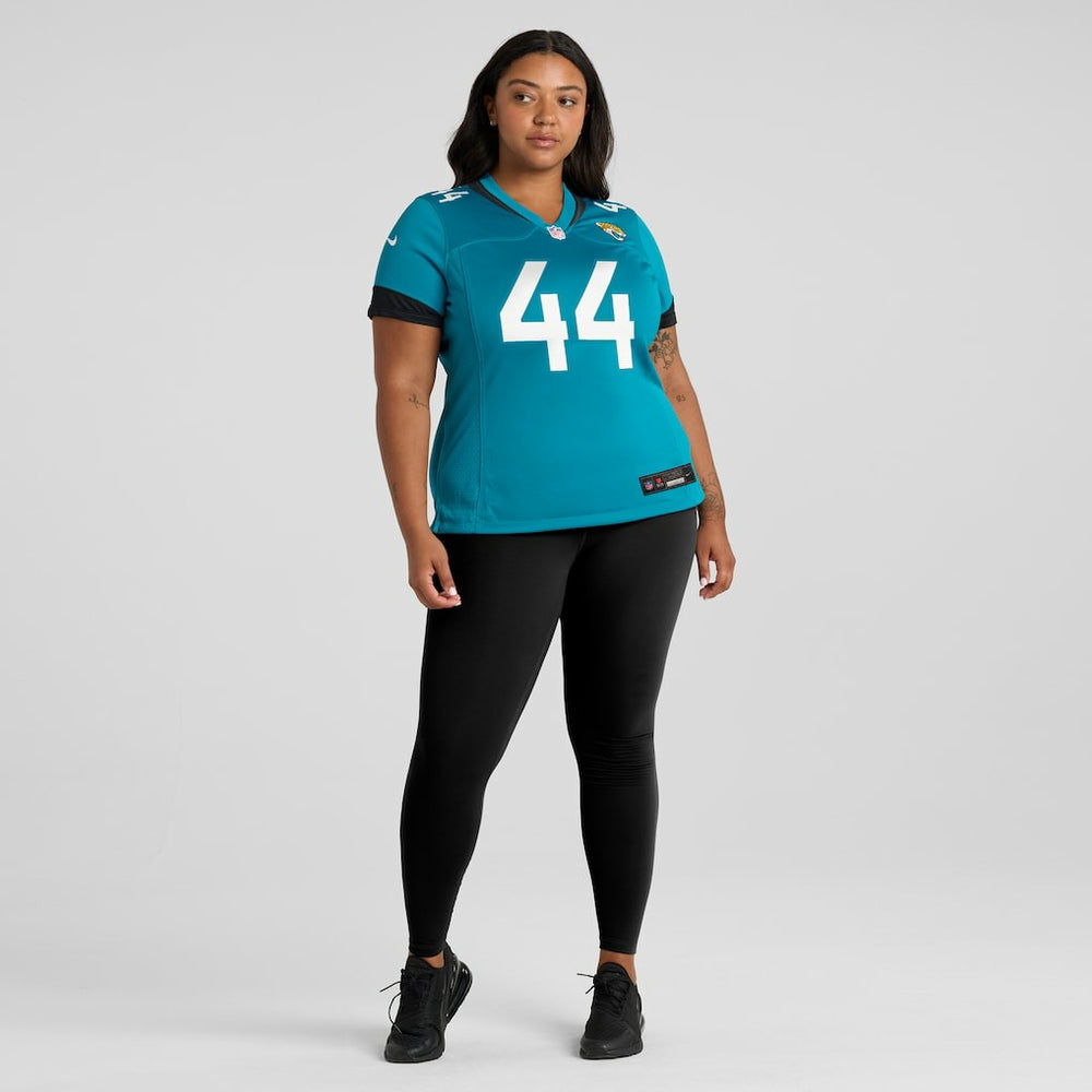 Travon Walker Jacksonville Jaguars Women's Player Jersey - Teal | Nike cheap