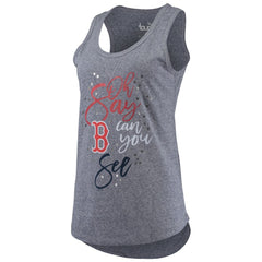 Boston Red Sox Touch Women's Americana Tri-Blend Racerback Tank Top - Navy