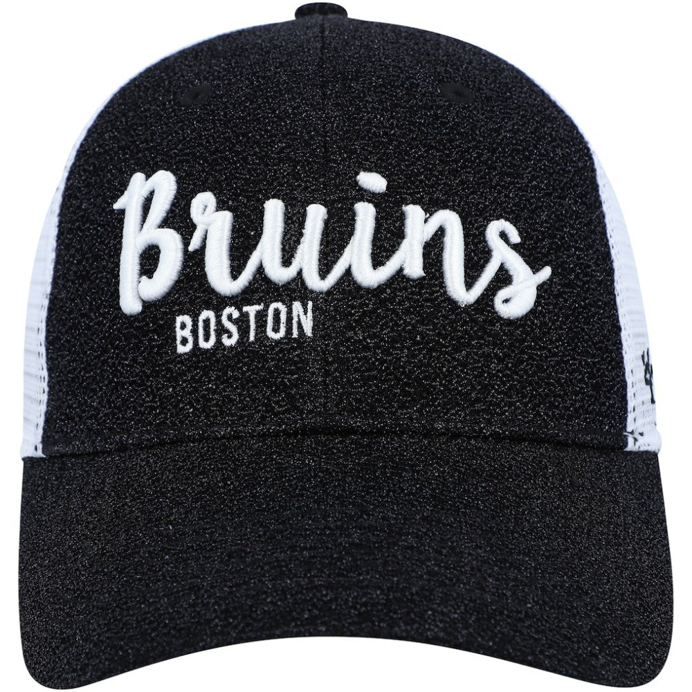 Boston Bruins '47 Women's Encore MVP Trucker Snapback Hat Black/White