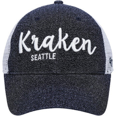 Seattle Kraken '47 Women's Encore MVP Trucker Snapback Hat Navy/