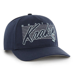 Seattle Kraken '47 Marquee Hitch Snapback Hat Deep Sea Blue