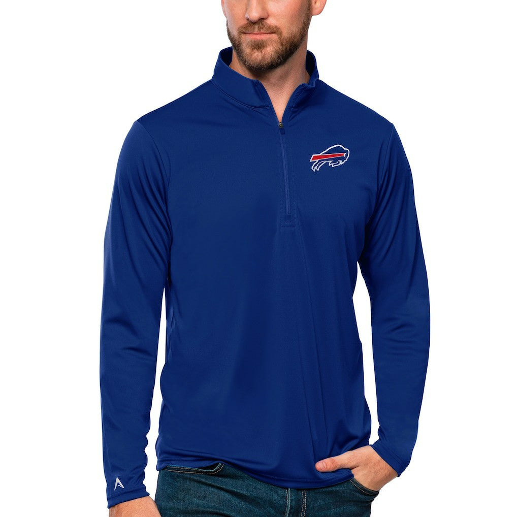 Buffalo Bills Antigua Tribute Quarter-Zip Lightweight Pullover Top - Royal online