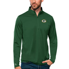Green Bay Packers Antigua Tribute Quarter-Zip Lightweight Pullover Top - Green online