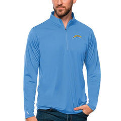 Los Angeles Chargers Antigua Tribute Quarter-Zip Lightweight Pullover Top - Powder Blue outlet
