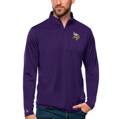 Minnesota Vikings Antigua Tribute Quarter-Zip Lightweight Pullover Top - Purple on sale
