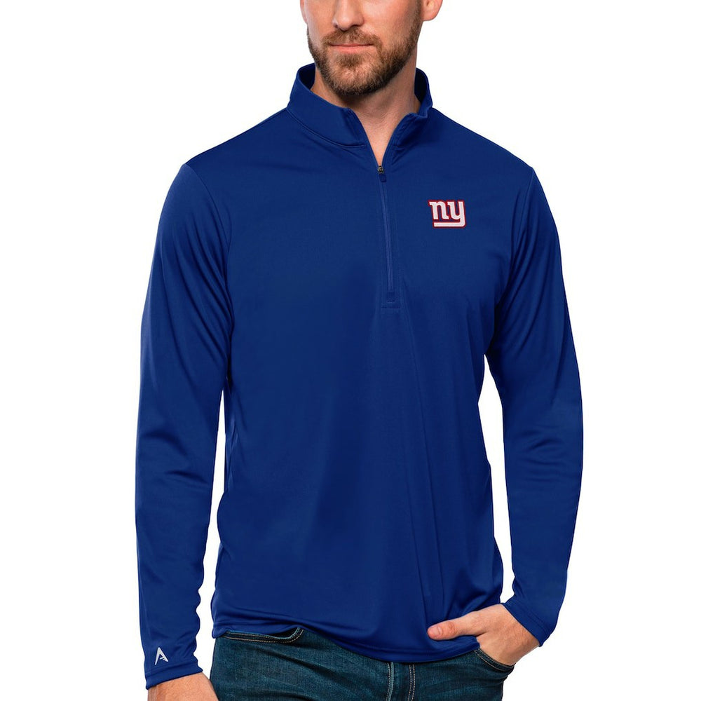 New York Giants Antigua Tribute Quarter-Zip Lightweight Pullover Top - Royal online