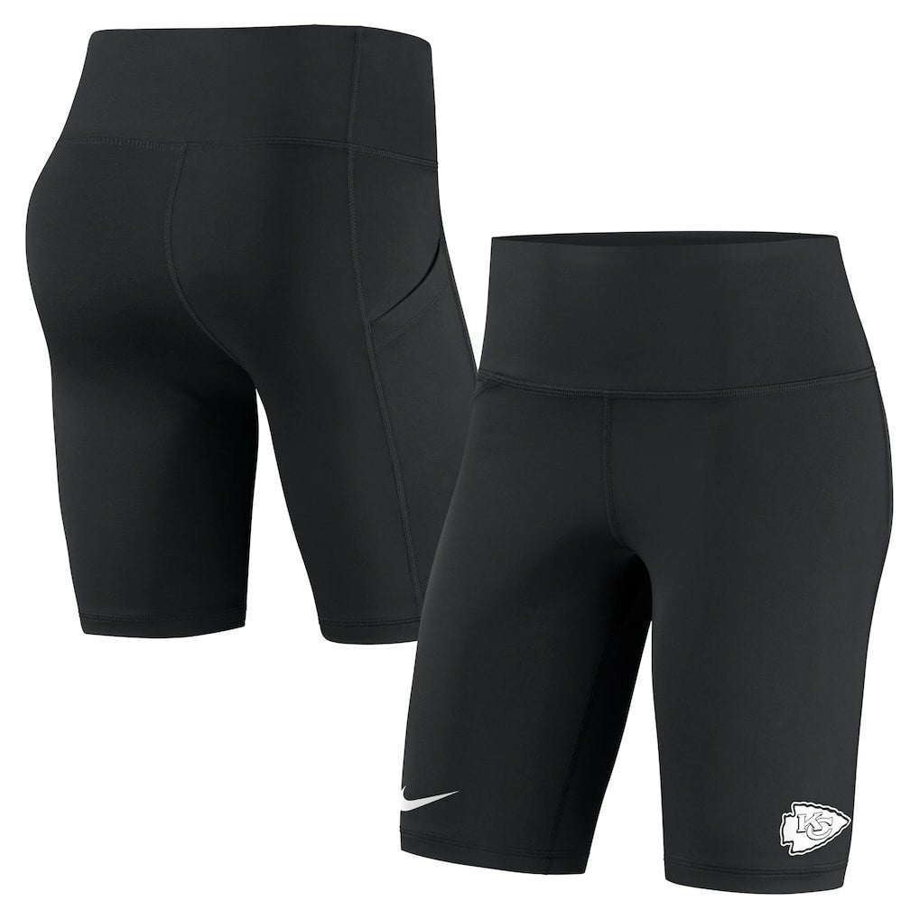 Kansas City Chiefs Women's Biker Shorts - Black | Nike on sale