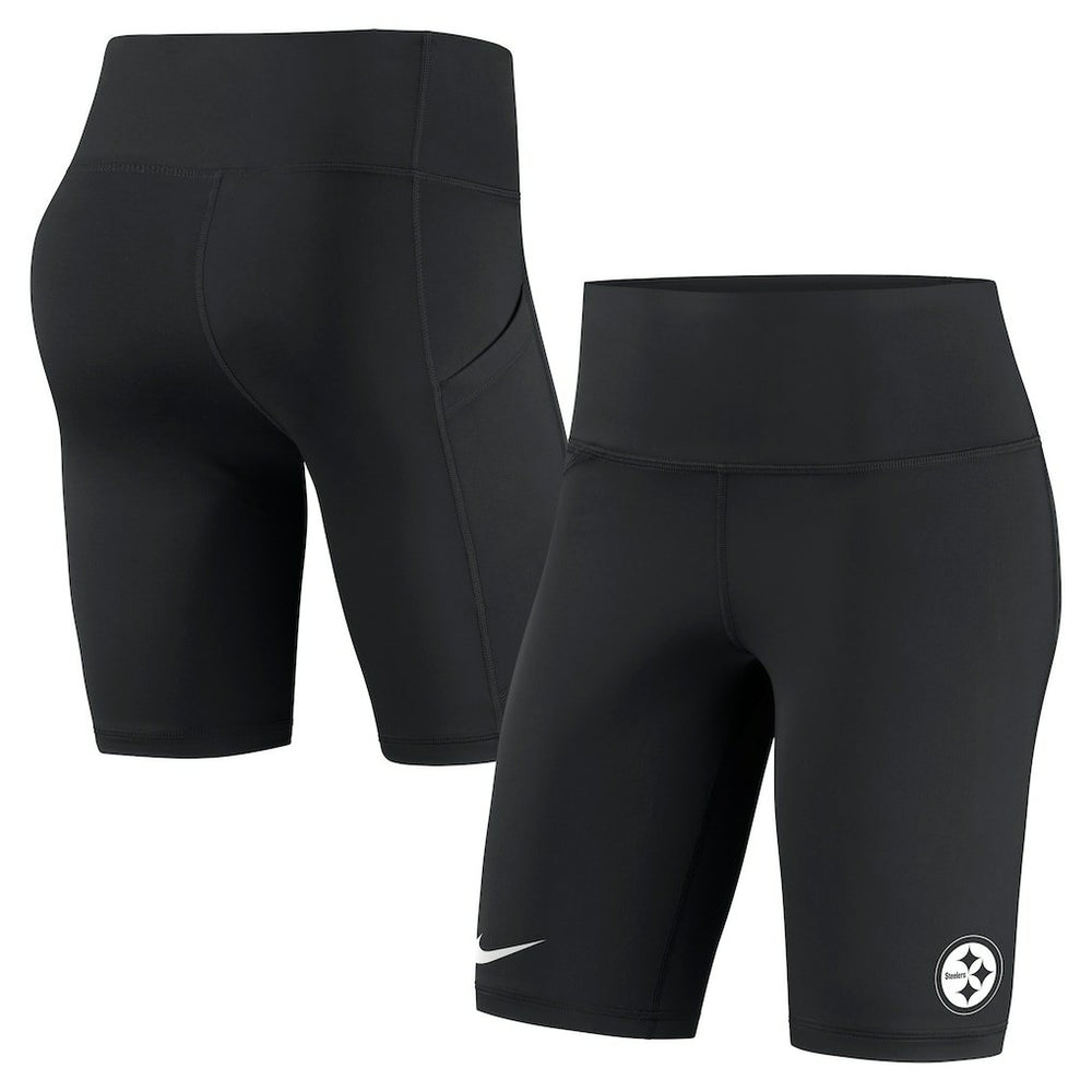 Pittsburgh Steelers Women's Biker Shorts - Black | Nike cheap