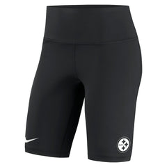 Pittsburgh Steelers Women's Biker Shorts - Black | Nike cheap