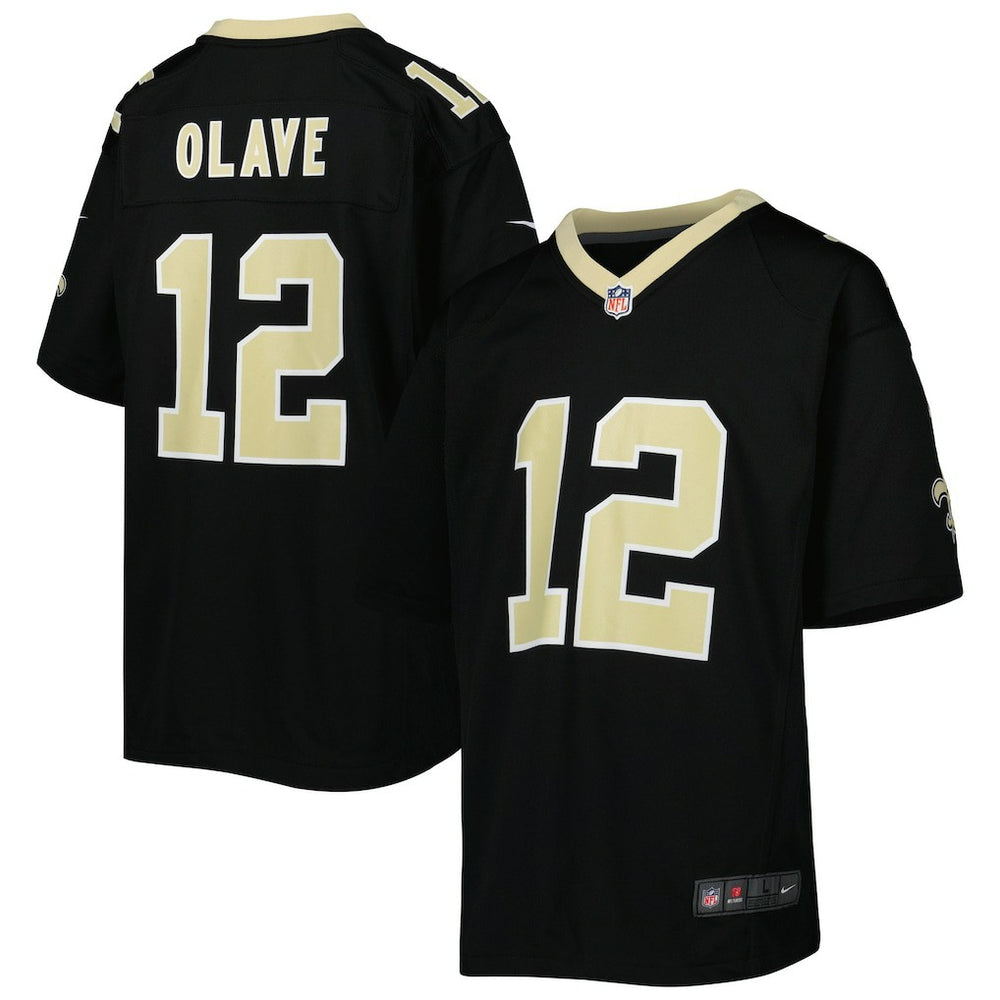 Chris Olave New Orleans Saints Youth Game Jersey - Black | Nike for sale