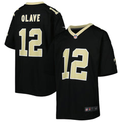 Chris Olave New Orleans Saints Youth Game Jersey - Black | Nike for sale