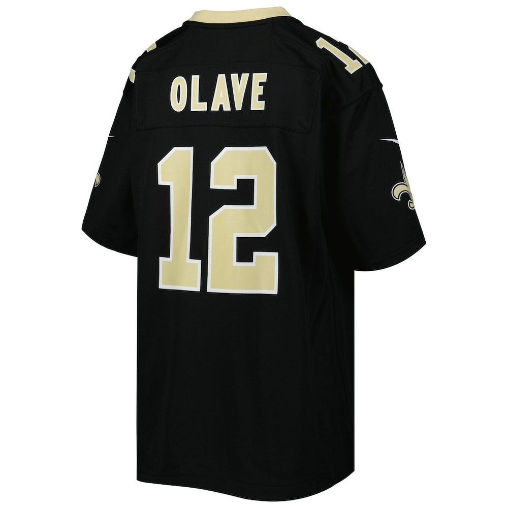 Chris Olave New Orleans Saints Youth Game Jersey - Black | Nike for sale