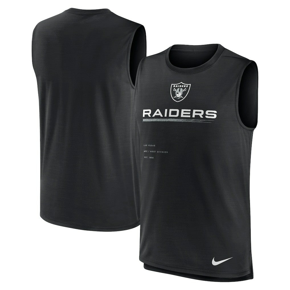Las Vegas Raiders Muscle Trainer Tank Top - Black | Nike online