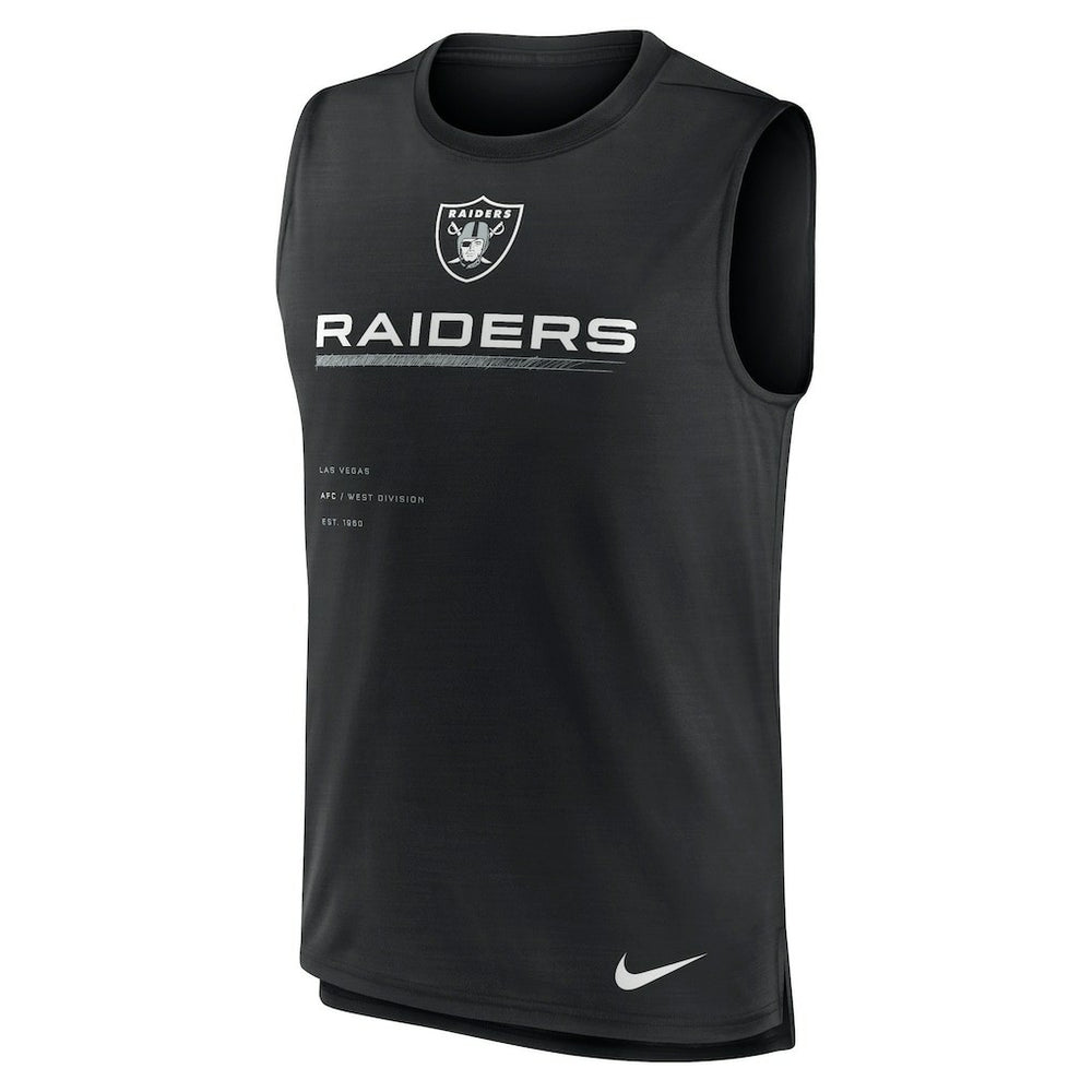 Las Vegas Raiders Muscle Trainer Tank Top - Black | Nike online