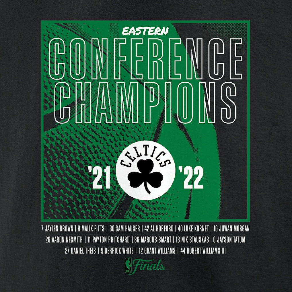 Boston Celtics Women's 2022 Eastern Conference Champions Balanced Attack Roster V-Neck T-Shirt - Black | Fanatics sale