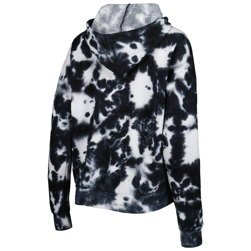 Kansas City Chiefs New Era Women's Cloud Dye Fleece Pullover Hoodie - Black for sale
