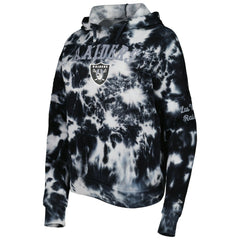 Las Vegas Raiders New Era Women's Cloud Dye Fleece Pullover Hoodie - Black outlet