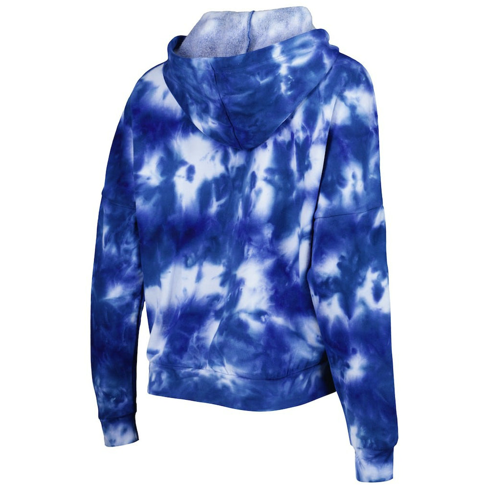 Seattle Seahawks New Era Women's Cloud Dye Fleece Pullover Hoodie - Royal sale