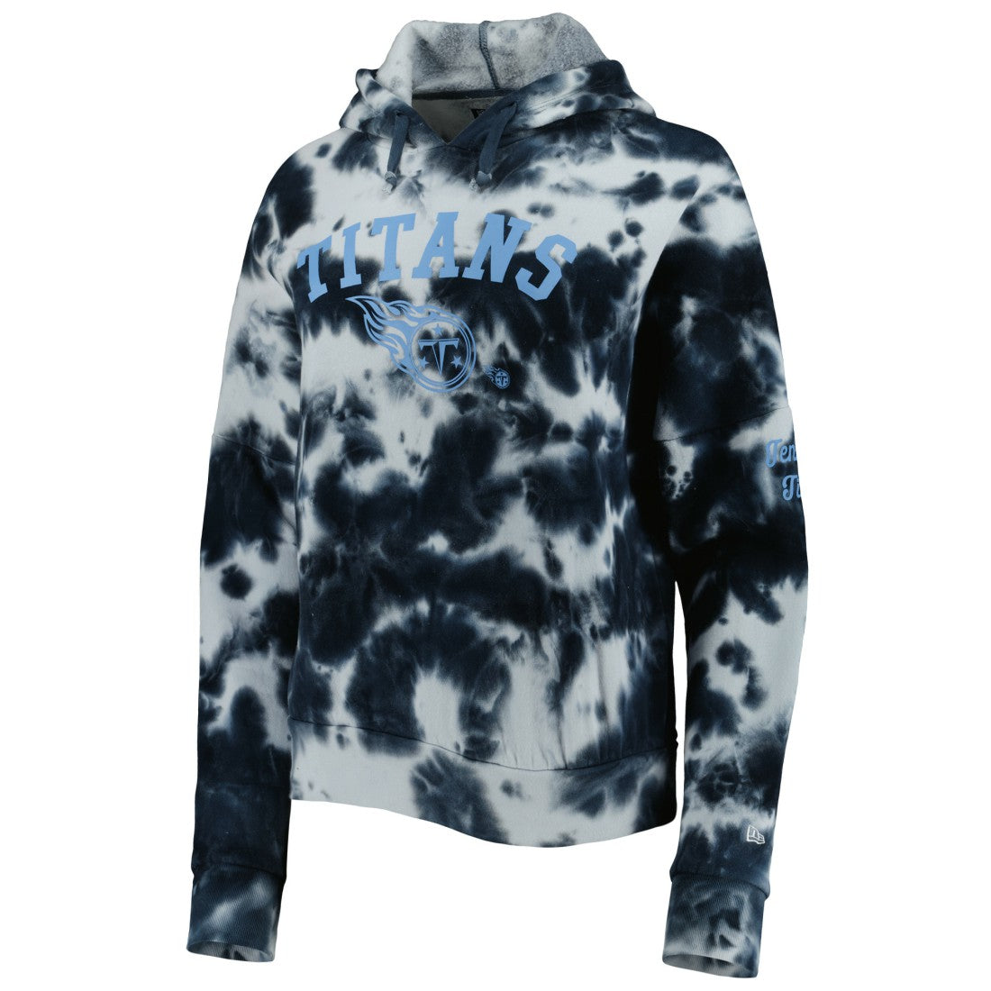 Tennessee Titans New Era Women's Cloud Dye Fleece Pullover Hoodie - Navy cheap