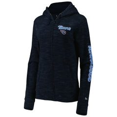 Tennessee Titans New Era Women's Reverse Full-Zip Hoodie - Navy on sale