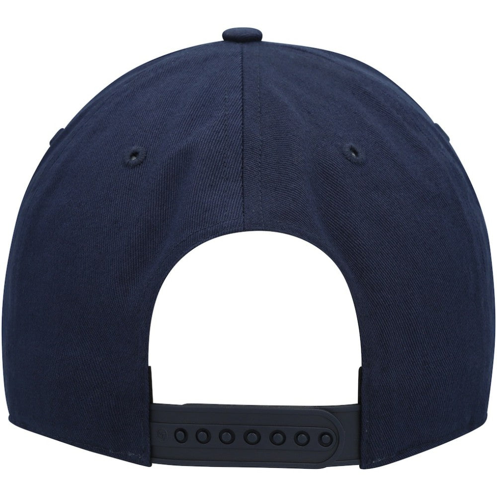 Seattle Kraken '47 Block Arch Hitch Snapback Hat Deep Sea Blue