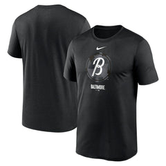 Baltimore Orioles City Connect Large Logo T-Shirt - Black | Nike