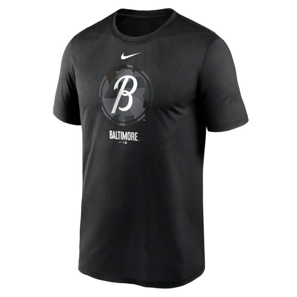 Baltimore Orioles City Connect Large Logo T-Shirt - Black | Nike
