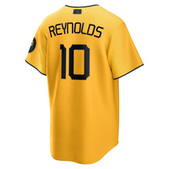 Bryan Reynolds Pittsburgh Pirates City Connect Replica Player Jersey - Gold | Nike