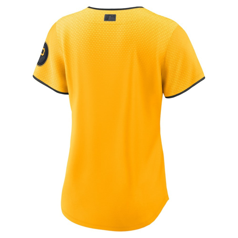 Pittsburgh Pirates Women's City Connect Replica Jersey - Gold | Nike