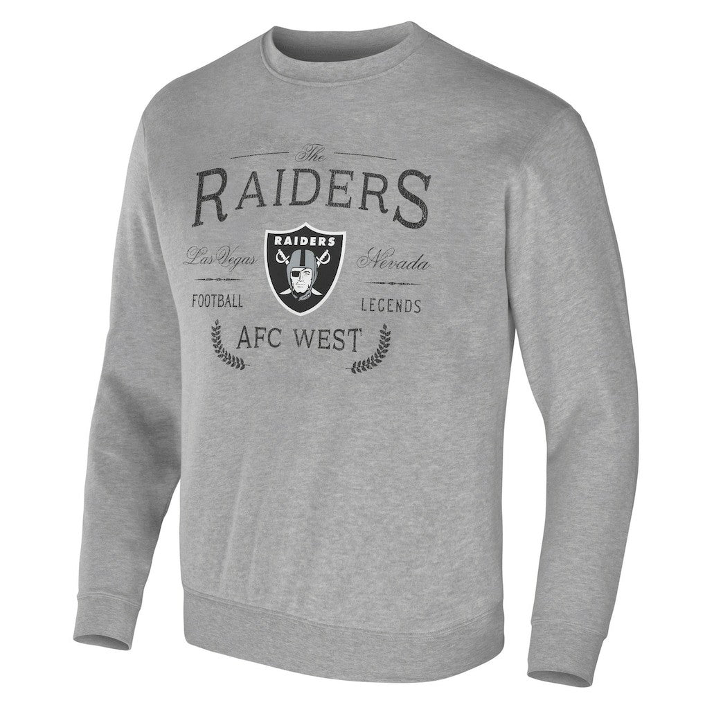 Las Vegas Raiders NFL x Darius Rucker Collection Pullover Sweatshirt - Heather Gray sale