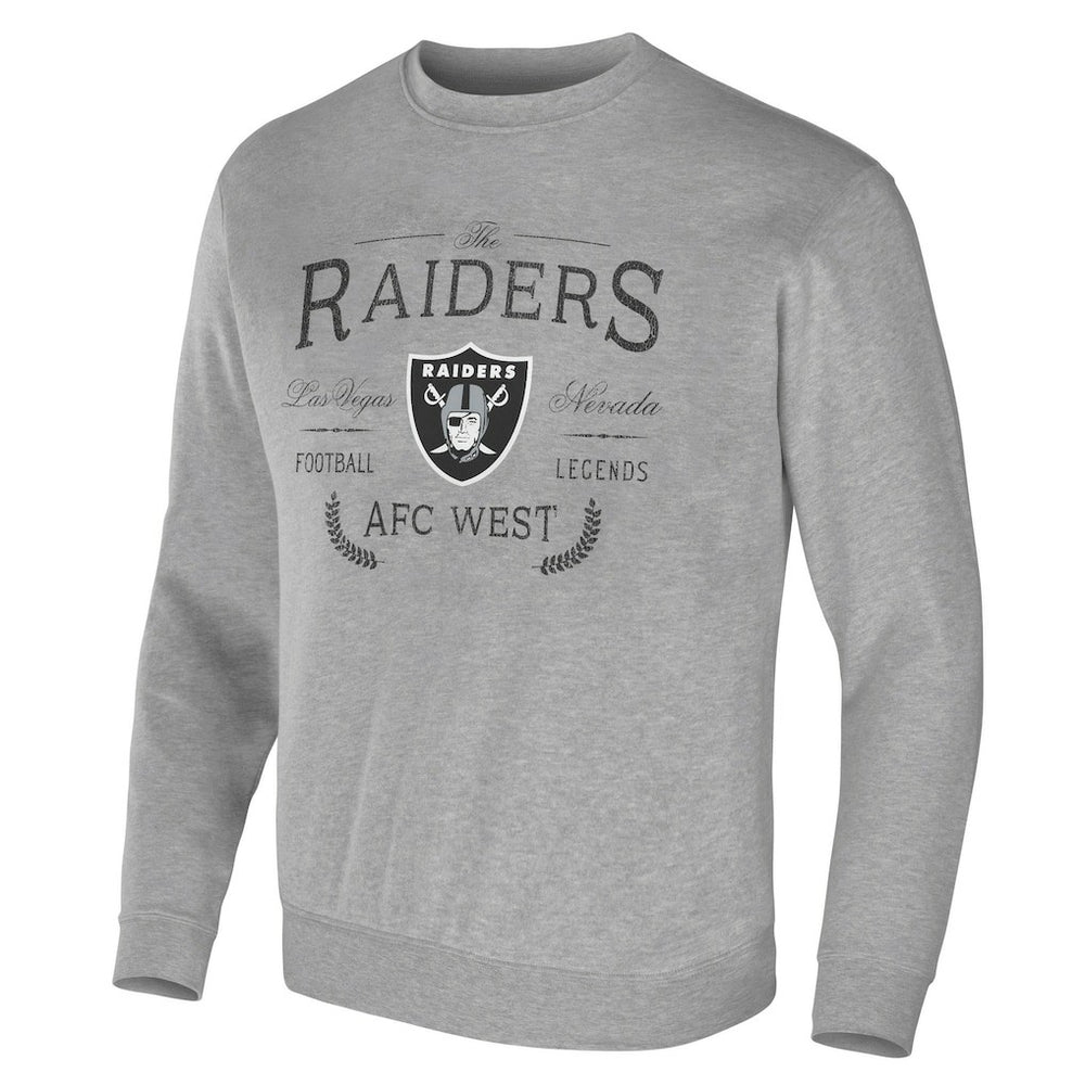 Las Vegas Raiders NFL x Darius Rucker Collection Pullover Sweatshirt - Heather Gray sale