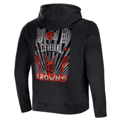 Cleveland Browns NFL x Darius Rucker Collection Rocker Full-Zip Hoodie - Black outlet