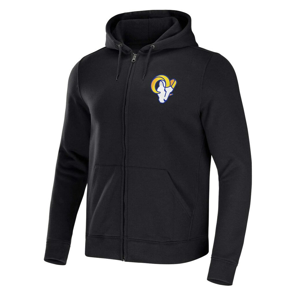 Los Angeles Rams NFL x Darius Rucker Collection Rocker Full-Zip Hoodie - Black outlet