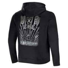 Las Vegas Raiders NFL x Darius Rucker Collection Rocker Full-Zip Hoodie - Black cheap
