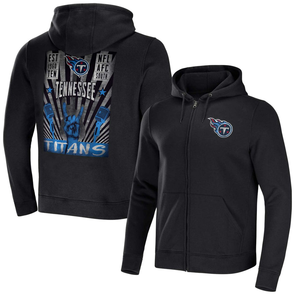Tennessee Titans NFL x Darius Rucker Collection Rocker Full-Zip Hoodie - Black discount