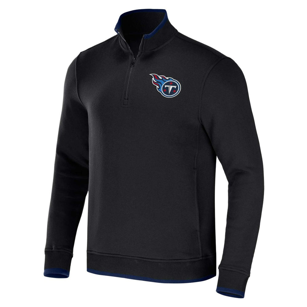 Tennessee Titans NFL x Darius Rucker Collection Logo Quarter-Zip Top - Black outlet