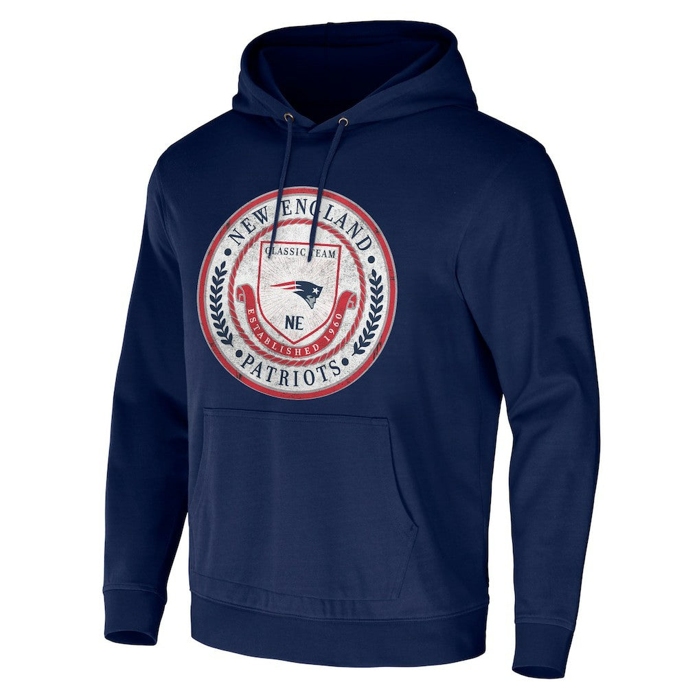 New England Patriots NFL x Darius Rucker Collection Washed Pullover Hoodie - Navy outlet